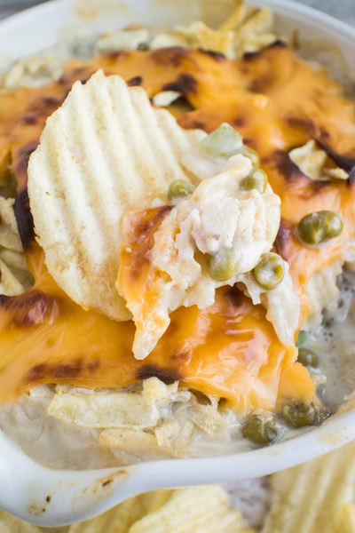 Grandma's Classic Midwestern Tuna & Chips Dip Recipe